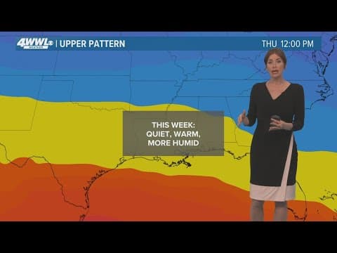 New Orleans Weather: It turns warmer and more humid this week