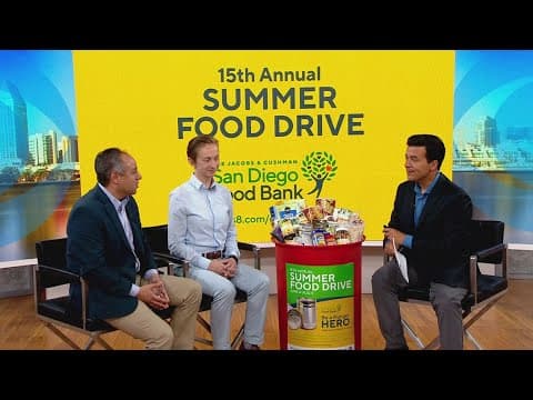 San Diego Food Bank's 15th Annual Summer Food Drive continues | How to participate