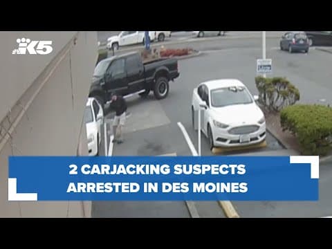 2 carjacking suspects arrested in Des Moines