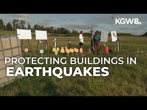 Portland State University researchers test out new method to protect buildings from earthquakes