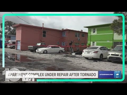 St. Pete apartment complex under repair after tornado damage