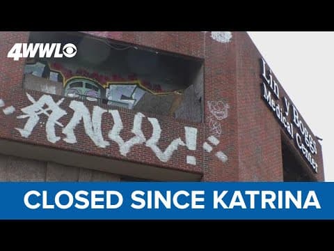 Lindy Boggs Medical Center in New Orleans remains closed since Katrina