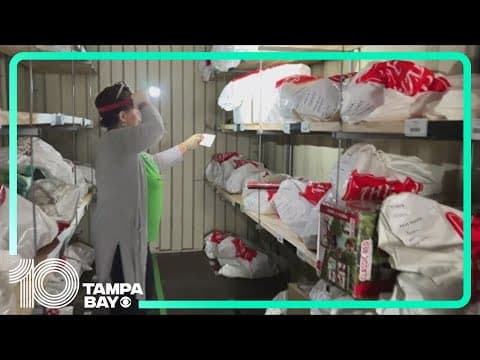 Bringing joy at the Salvation Army Angel Tree giveaway in Clearwater