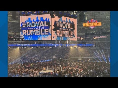 Wrestling fans ready for WWE Royal Rumble in Indianapolis
