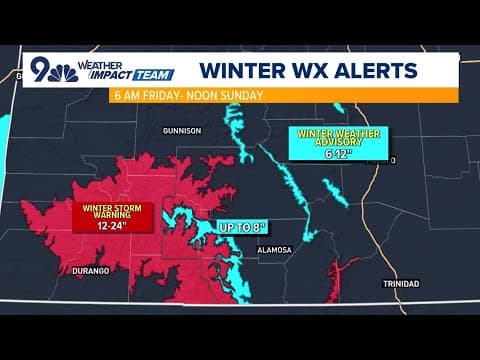 Extended forecast | Colorado cools down with rain showers, snow in mountains