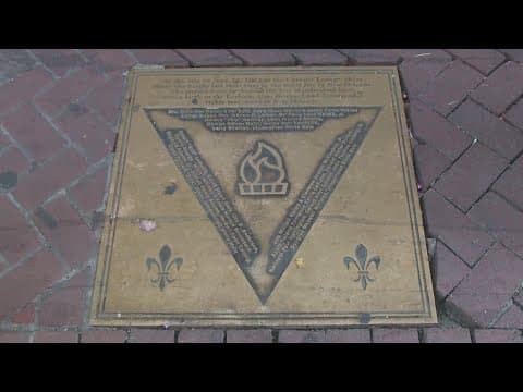 UpStairs Lounge fire memorial plaque stolen