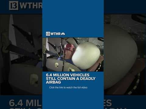 Automakers taking drastic action to find and fix 6 million vehicles with potentially deadly airbags