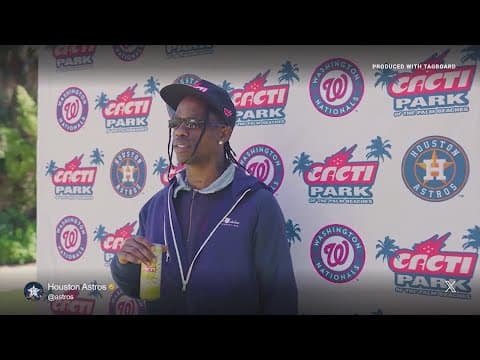 Houston rapper Travis Scott collaborates with Astros, Nationals to name Spring Training ballpark