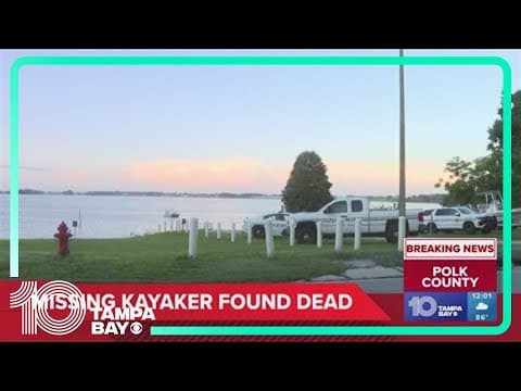 Missing kayaker found dead in Polk County lake, sheriff's office says