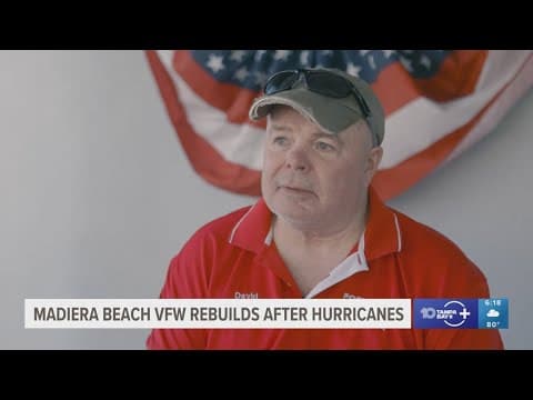 Pinellas County veteran finds hope amid storm recovery at Madeira Beach VFW