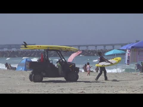 San Diego beaches are getting warmed up for Labor Day weekend