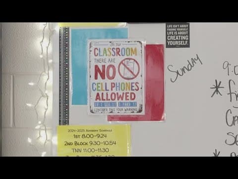 Gov. Lee signs school cell phone ban bill into law