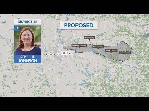 Redistricting maps released, significantly reshaping two North Texas districts