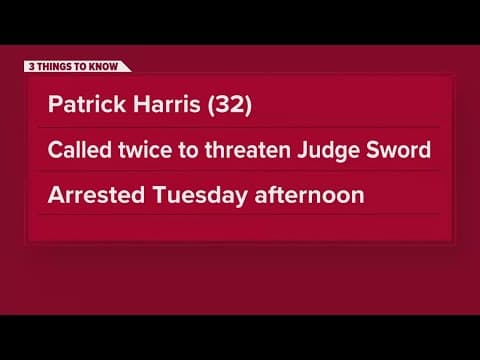 Man arrested, accused of making violent threats directed at criminal court judge during 911 call