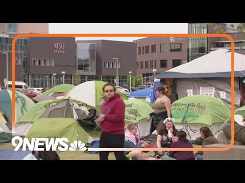 Auraria campus protests: DPD won't do a sweep of encampment