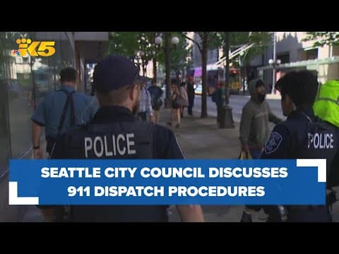 City council discusses policing policies, including 911 dispatch procedures