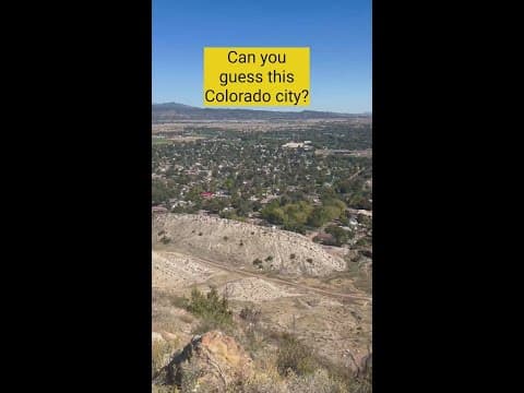 Can you guess this Colorado city?