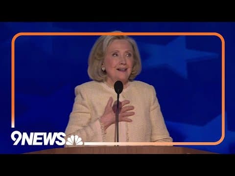 Hillary Clinton speaks at DNC