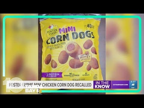 USDA: 76,961 pounds of frozen corn dogs recalled, possibly spoiled