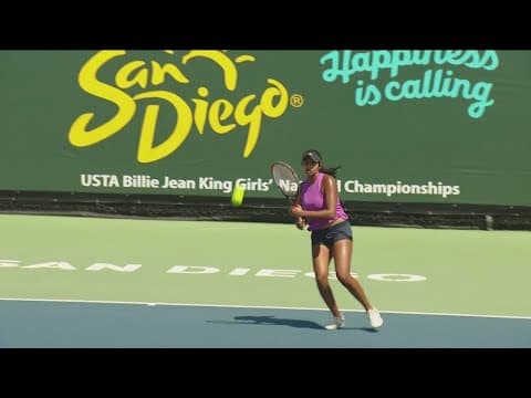 Nearly 400 top junior tennis players compete in San Diego for national titles