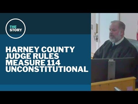 Judge strikes down Oregon’s Measure 114