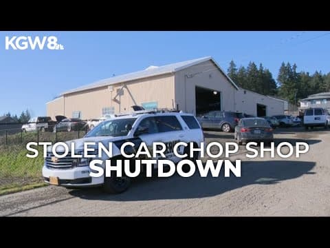 Authorities shut down chop shop in Happy Valley tied to stolen cars