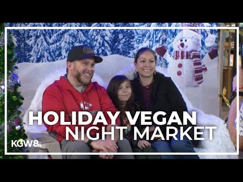 Holiday Vegan Night Market wrapped up on Sunday