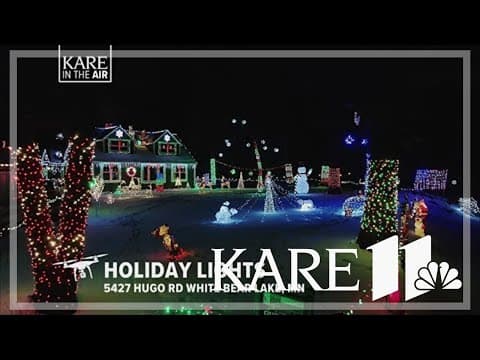 KARE in the Air: White Bear Lake holiday lights