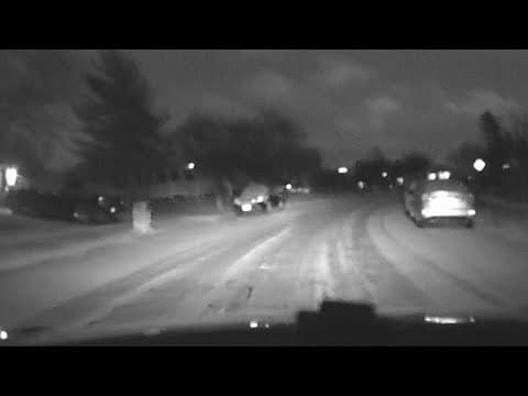 Snowy roads affecting the Wednesday morning commute