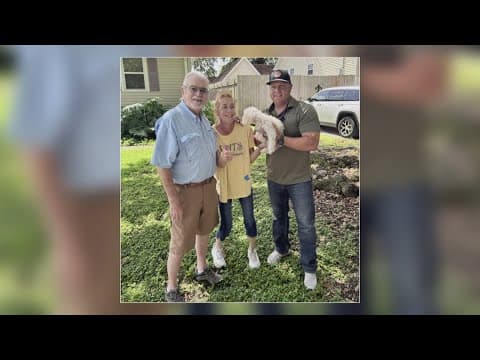 Poodle reunites with her owner after 5 days since going missing following a car theft