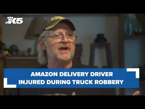 Amazon delivery driver injured while trying to stop thief