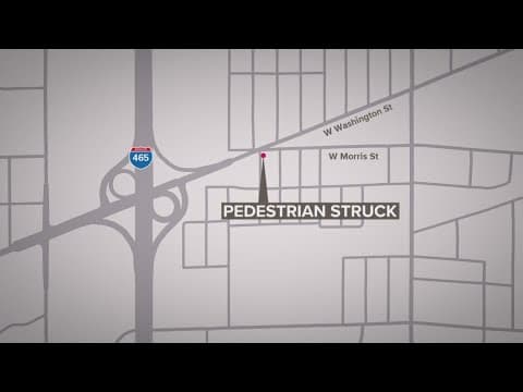 Pedestrian struck on Indianapolis' west side, police conducting a homicide investigation