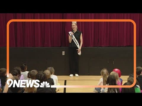 Miss America visits Colorado Springs elementary school