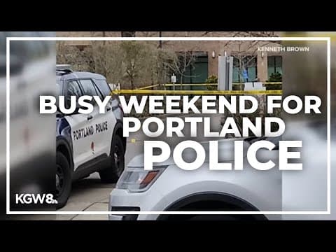 Portland police deal with shootings, car thefts and illegal gun possessions over weekend