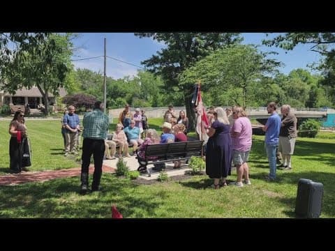 Memorial to COVID victims built by Eagle Scout opens in Franklin