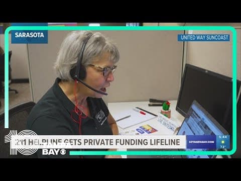 211 helpline gets private funding lifeline to continue in Sarasota