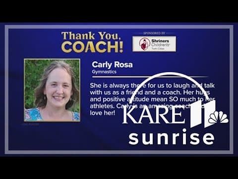 Thank you, Coach! Gymnast credits positive role model for her impact