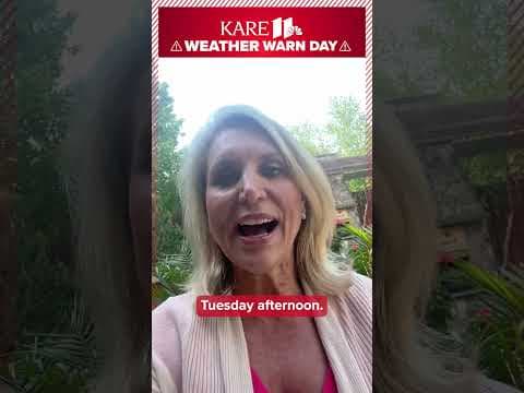 Pack your umbrella! Belinda Jensen has more details about Tuesday's Weather Warn Day.