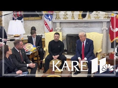 Zelenskyy, Trump, and Vance argue in Oval Office