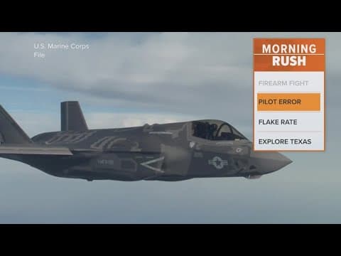 F-35 crash blamed on pilot error, officials say