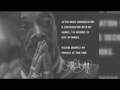 Snoop Dogg giving up 'smoke' sparks conversation in cannabis community