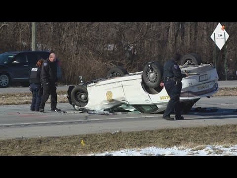 IMPD officer seriously injured in southwest side crash 'responding to treatment'