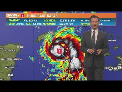 Wednesday 5AM Tropical Update: Hurricane Rafael growing stronger