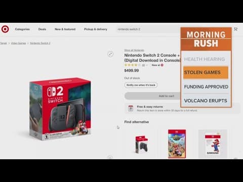 Thieves steal Nintendo Switches headed for North Texas