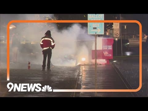 Ballot drop box fires under investigation in Oregon, Washington