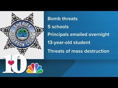 Jefferson Co. student charged after threats to five schools