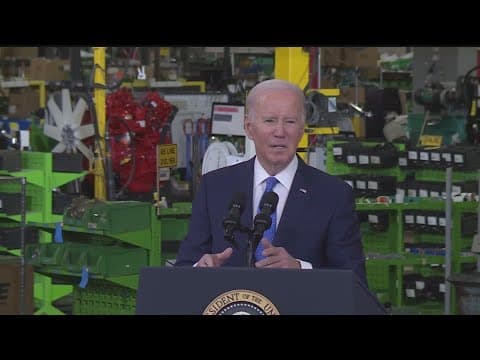 President Biden highlights jobs, clean energy in Minnesota visit