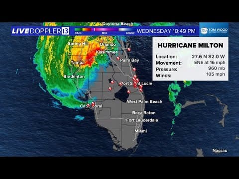 Hurricane Milton hits Florida