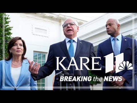 Walz, fellow Democratic governors to meet, discuss concerns with President Biden