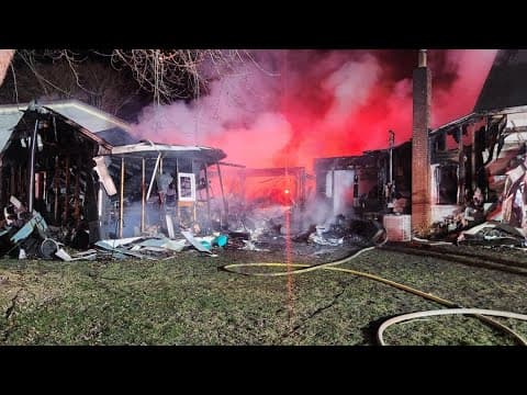 1 dead, 2 injured, including firefighter, after house fire near Greenfield